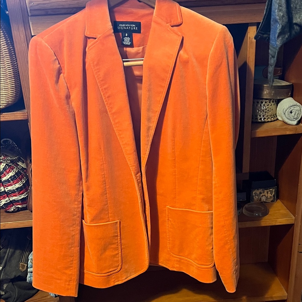 Jones New York Bold Orange Jacket